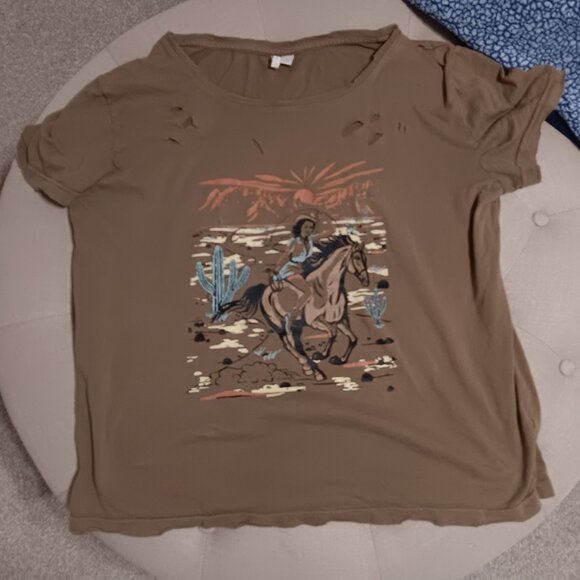 Tops - Womans Rodeo shirt size L